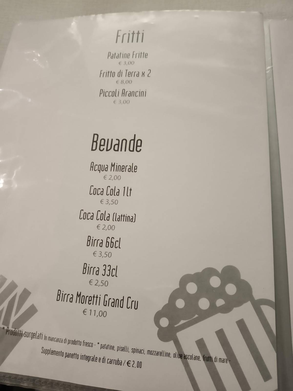 Menu di Qubi Quantobasta Pizzeria Ristorante 