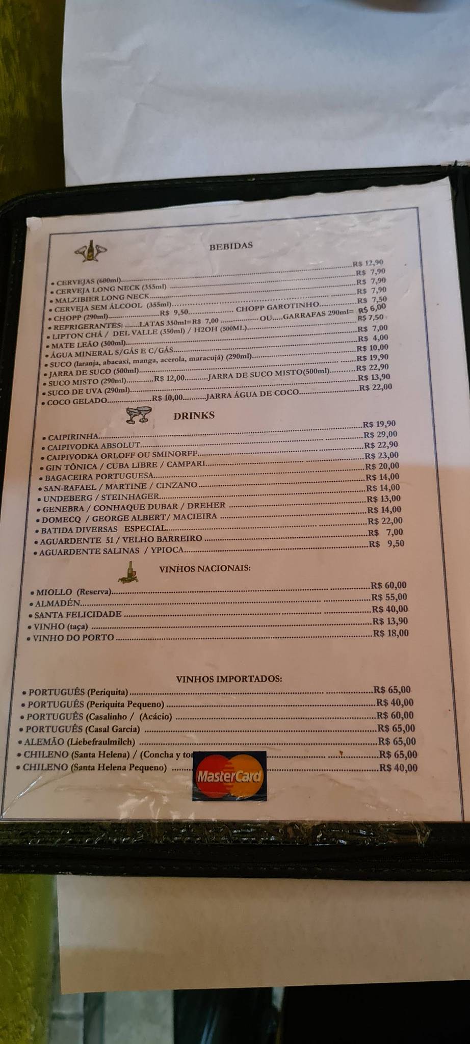 Rancho Petisco cardápio