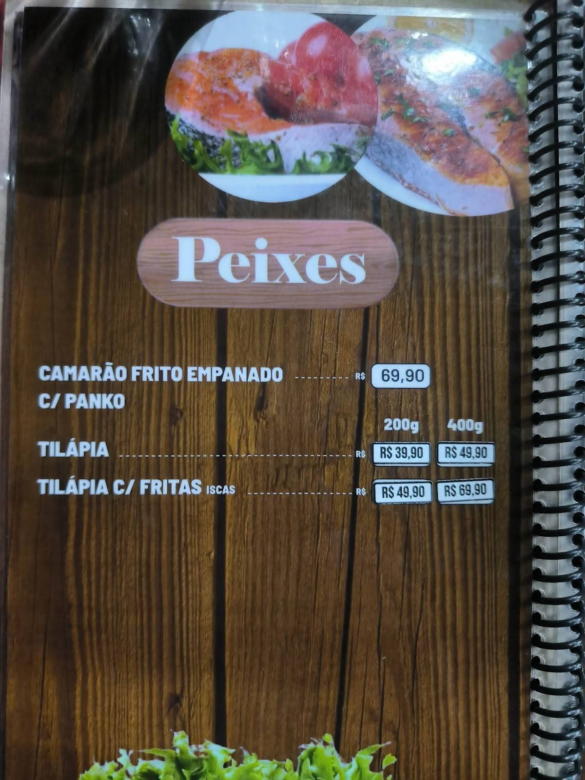 Restaurante Quintal do Peixe cardápio