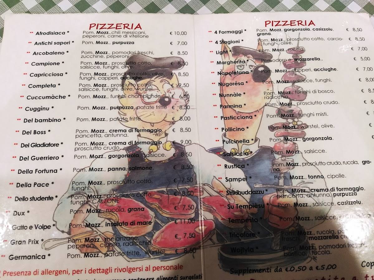 Menu di Rustico 