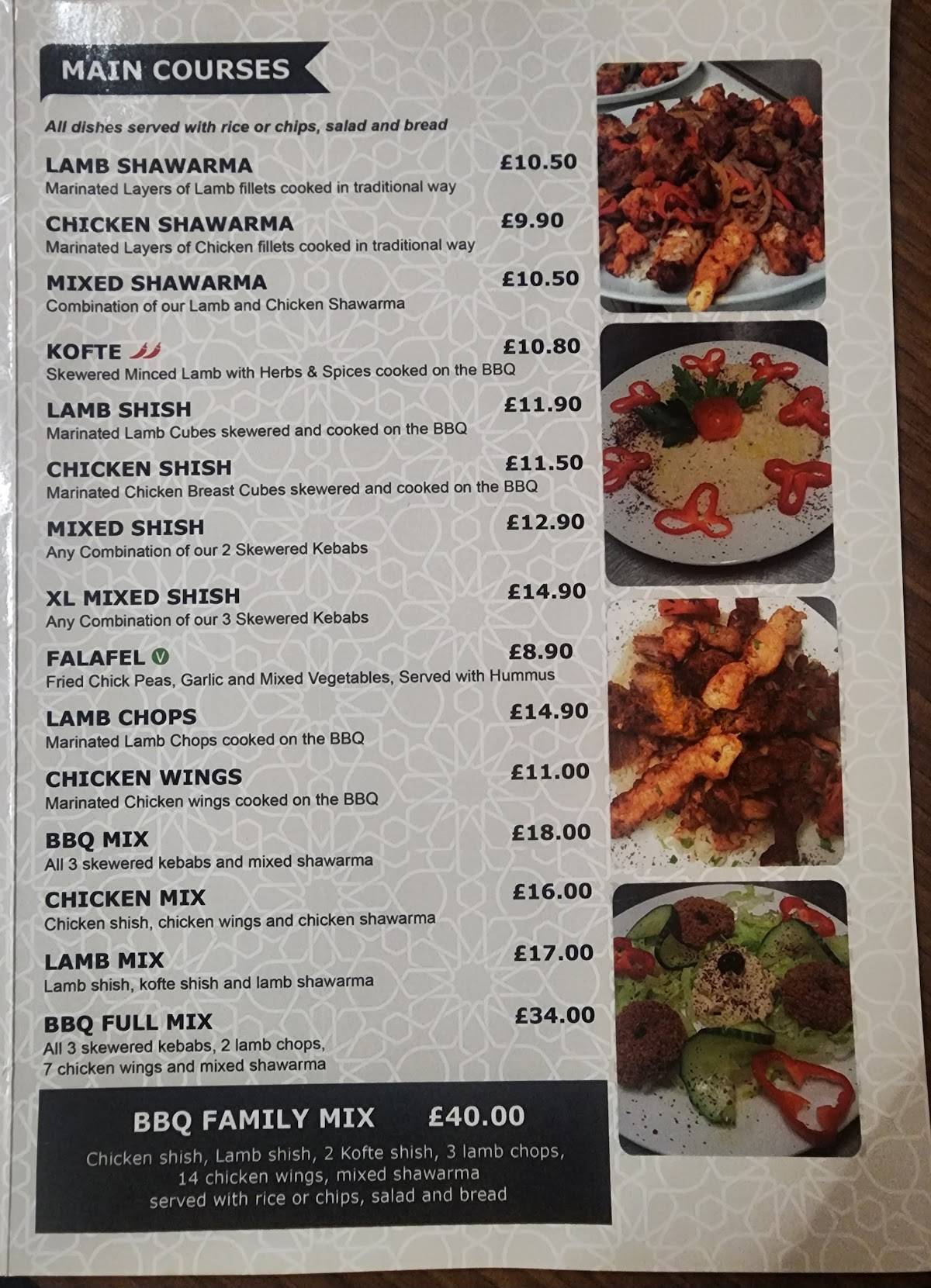 Menu at SEN BBQ Cardiff