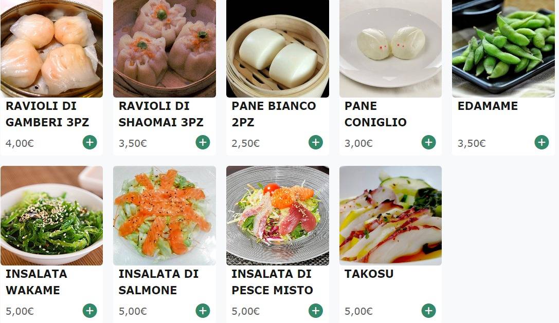 Menu di SHODAI SUSHI RESTAURANT 