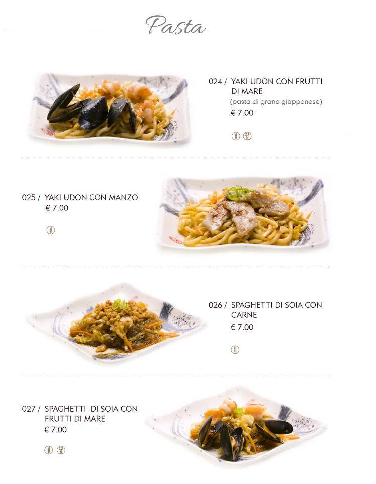 Menu di Sen Sushi 