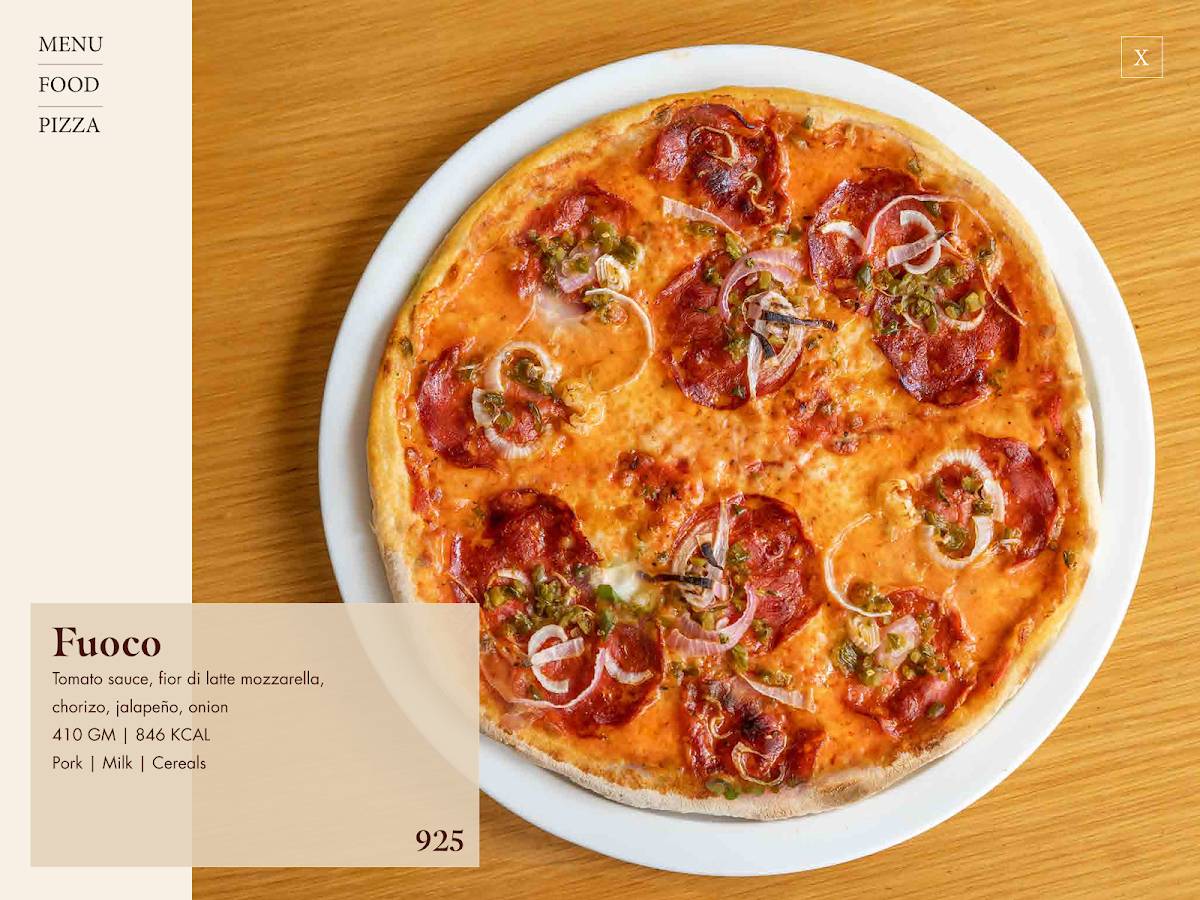 Sorriso menu