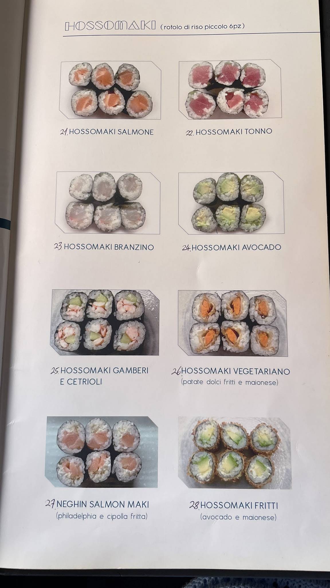 Menu di Sun 