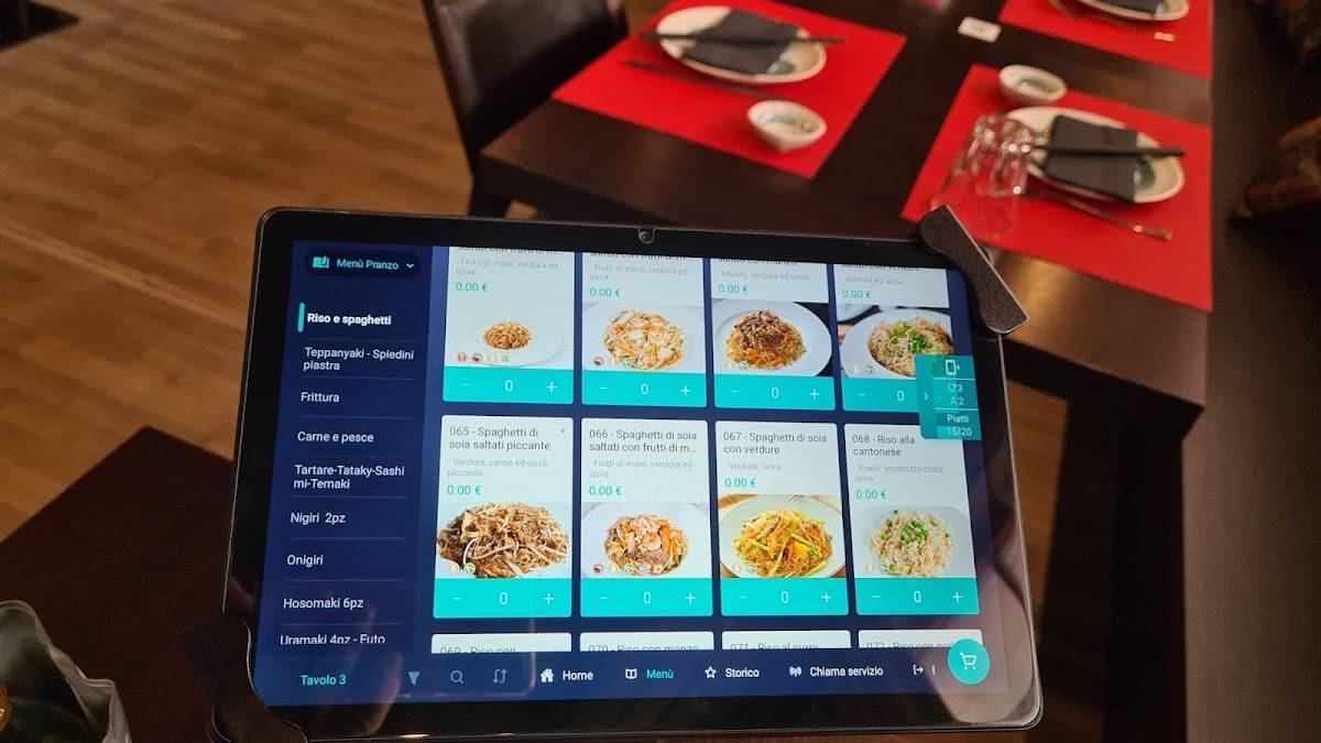 Menu di Sushi fortuna 