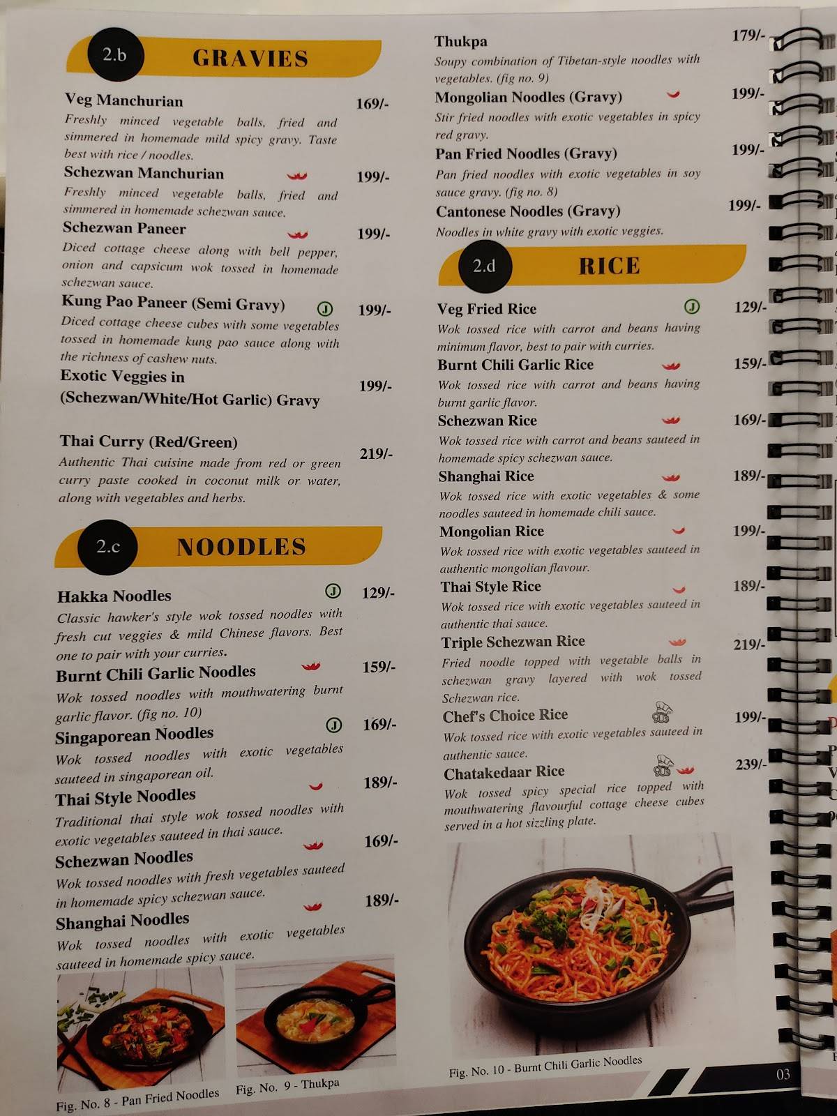 The 90s Café - Chapter 2 menu