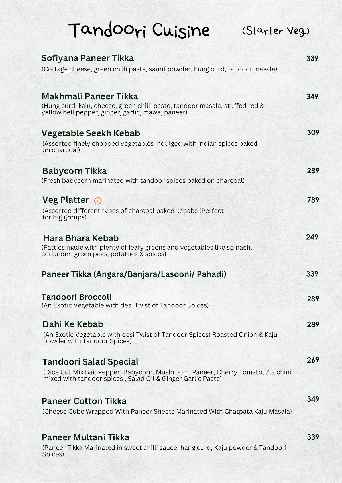 The Chandralok Kitchen Bar-Family & Pet-Friendly, Cosy Couple-Friendly Birthday & Corporate Party Venue, in Karve Nagar menu