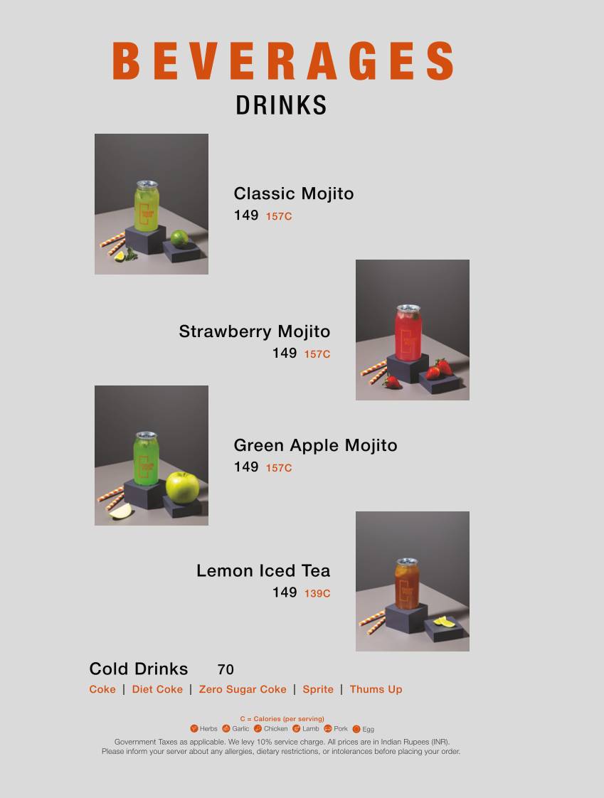 Tossin Pizza Green Park Best Pizza Places in Delhi menu