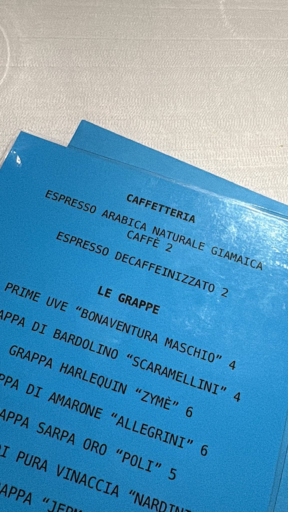 Menu di Trattoria Rocchetti 