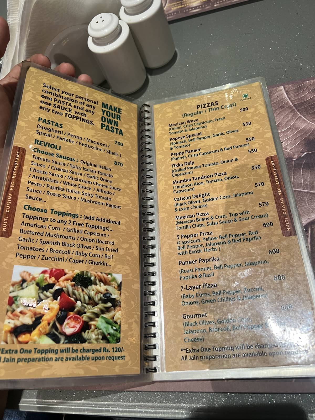 Utsav Restaurant menu