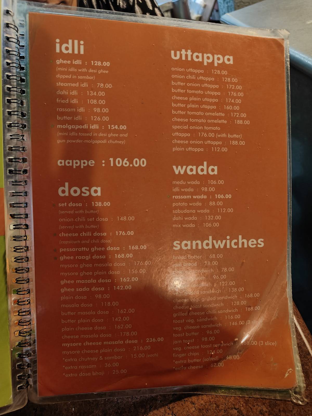 Wadeshwar menu