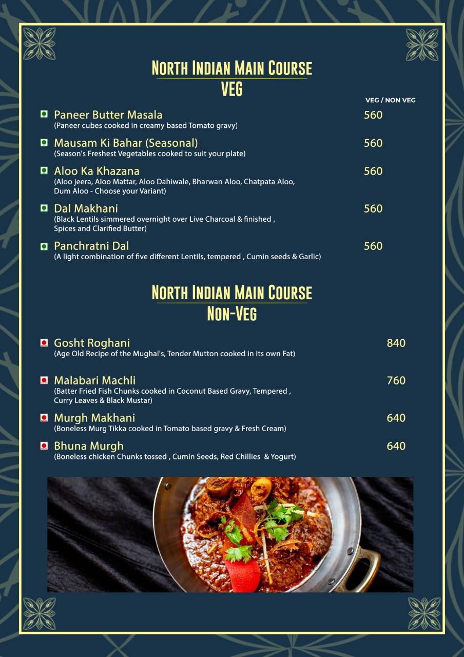 Wafira menu