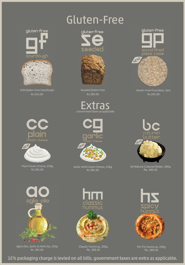 Wheaty menu