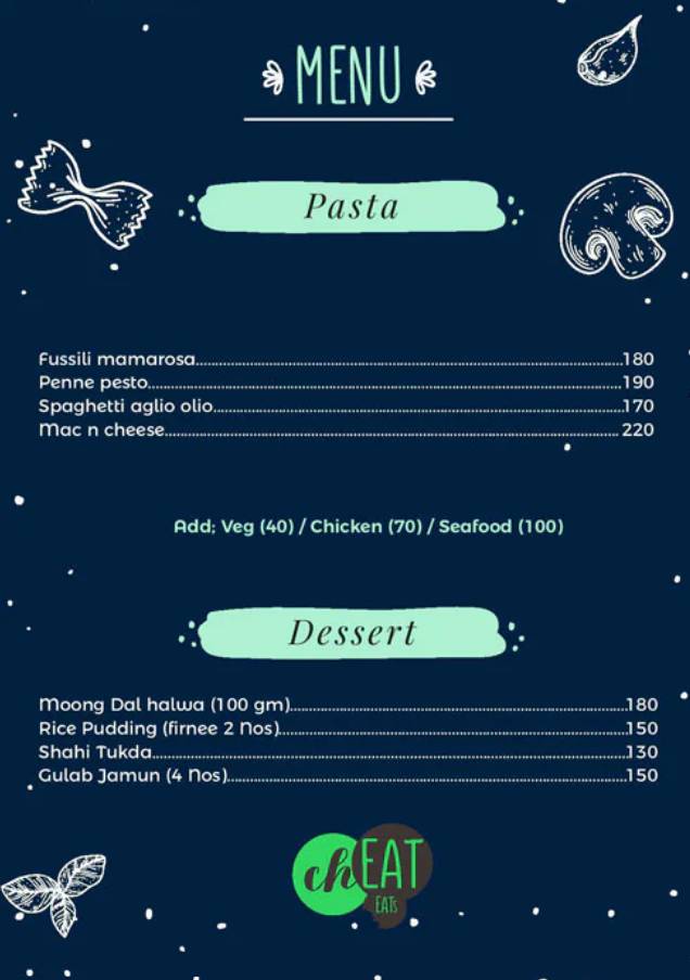 chEAT Eats menu