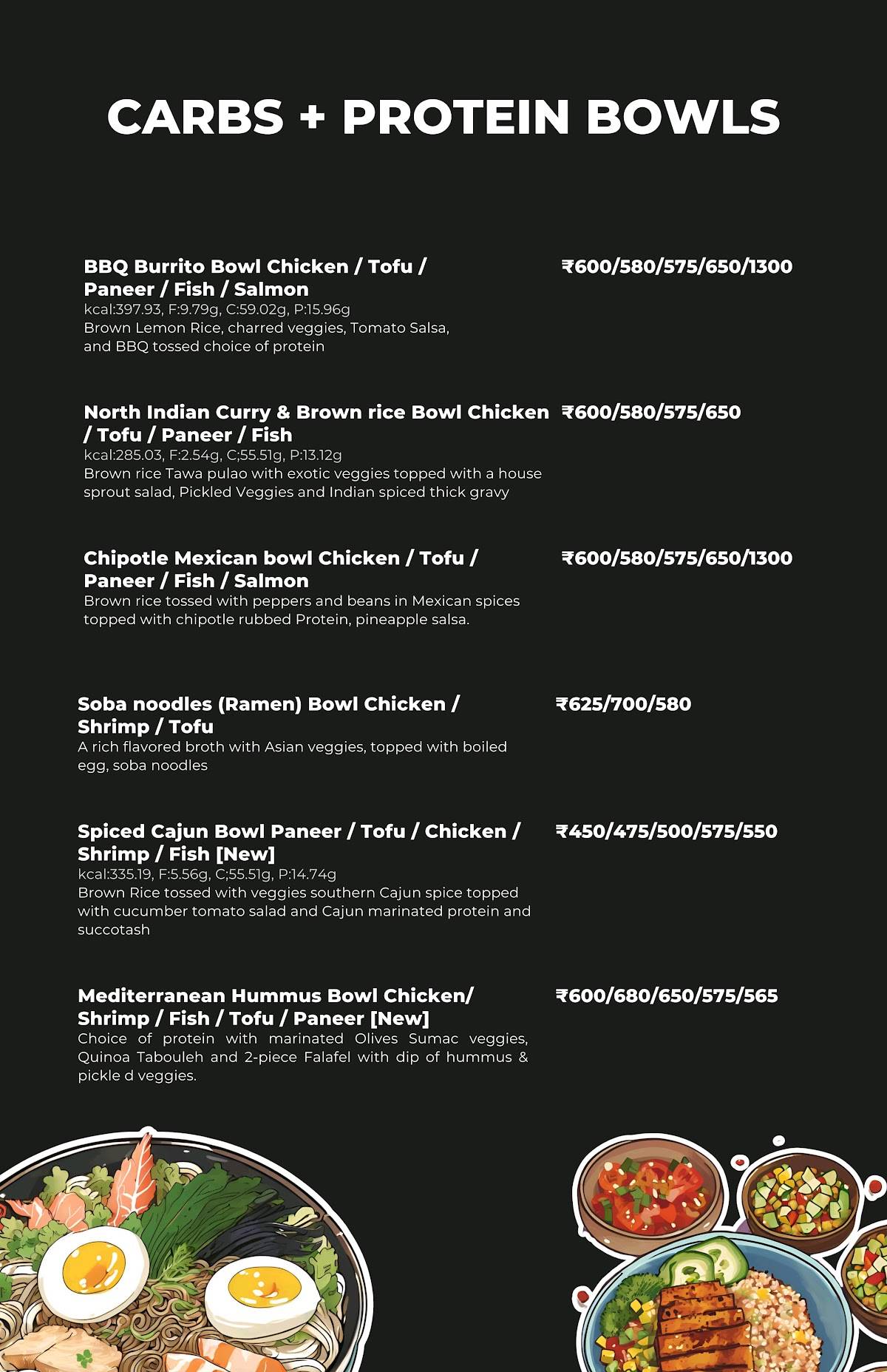 daCALORIES - healthy diet food restaurant menu