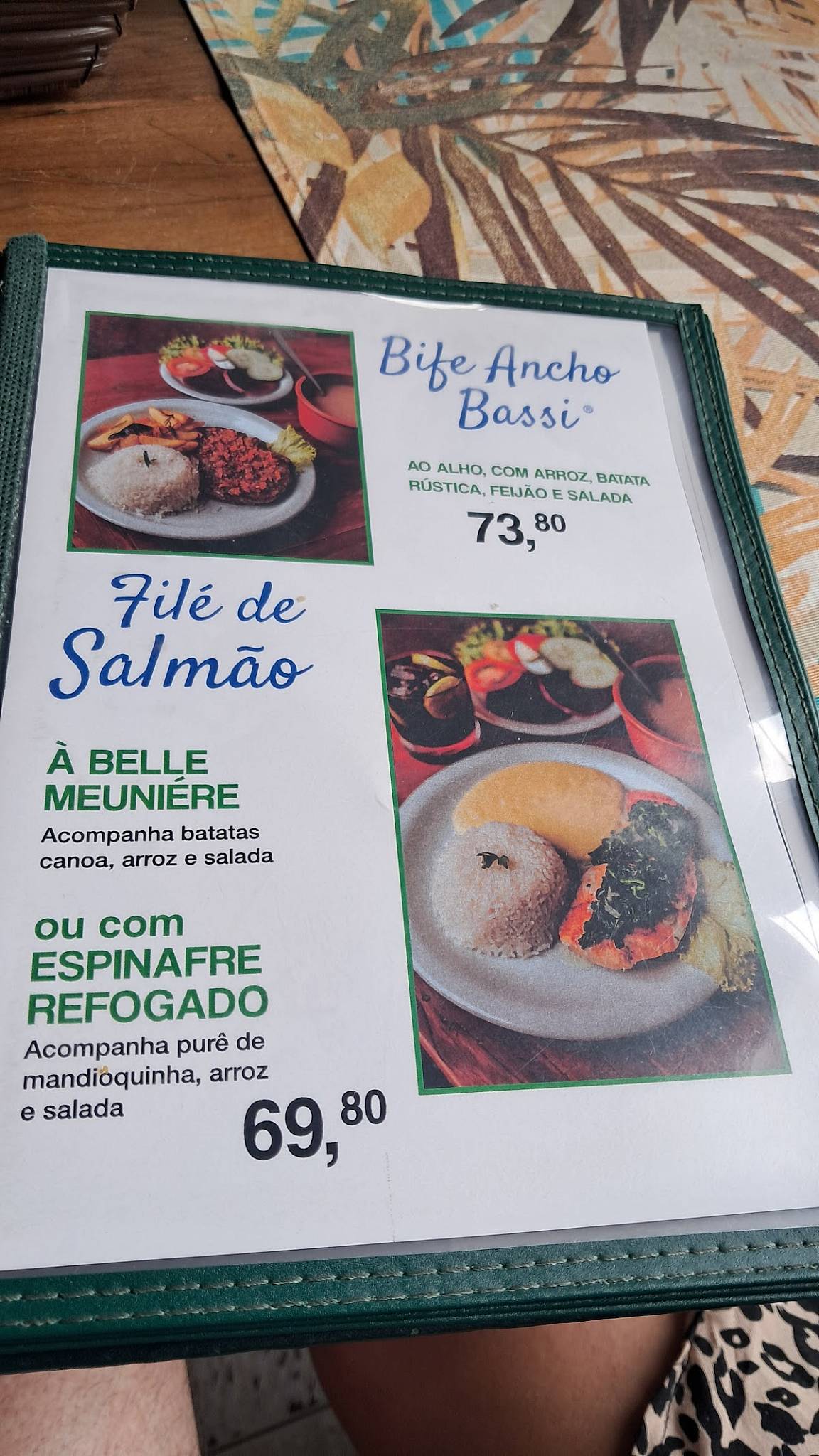 Restaurante Cheiro Verde Ilhabela cardápio