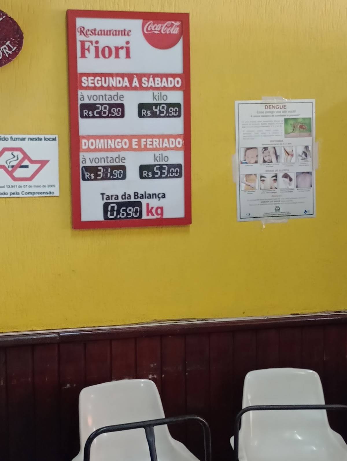 Restaurante Fiori cardápio