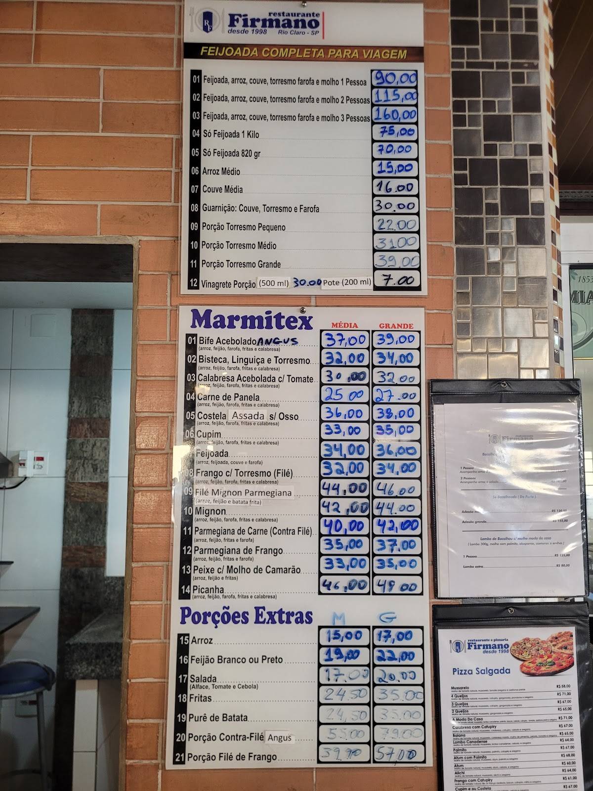 Restaurante Firmano cardápio