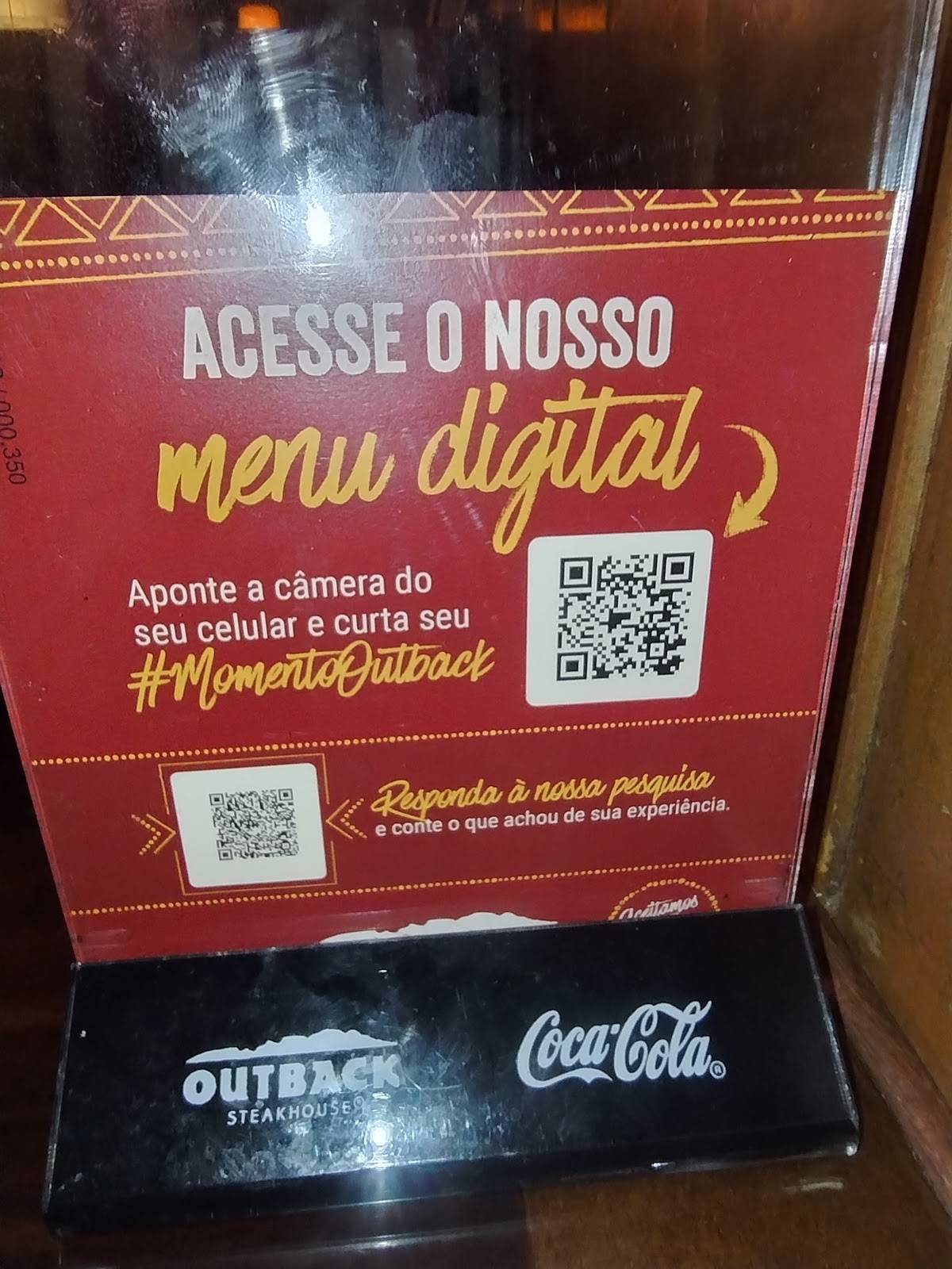 Outback Steakhouse - Alphaville cardápio
