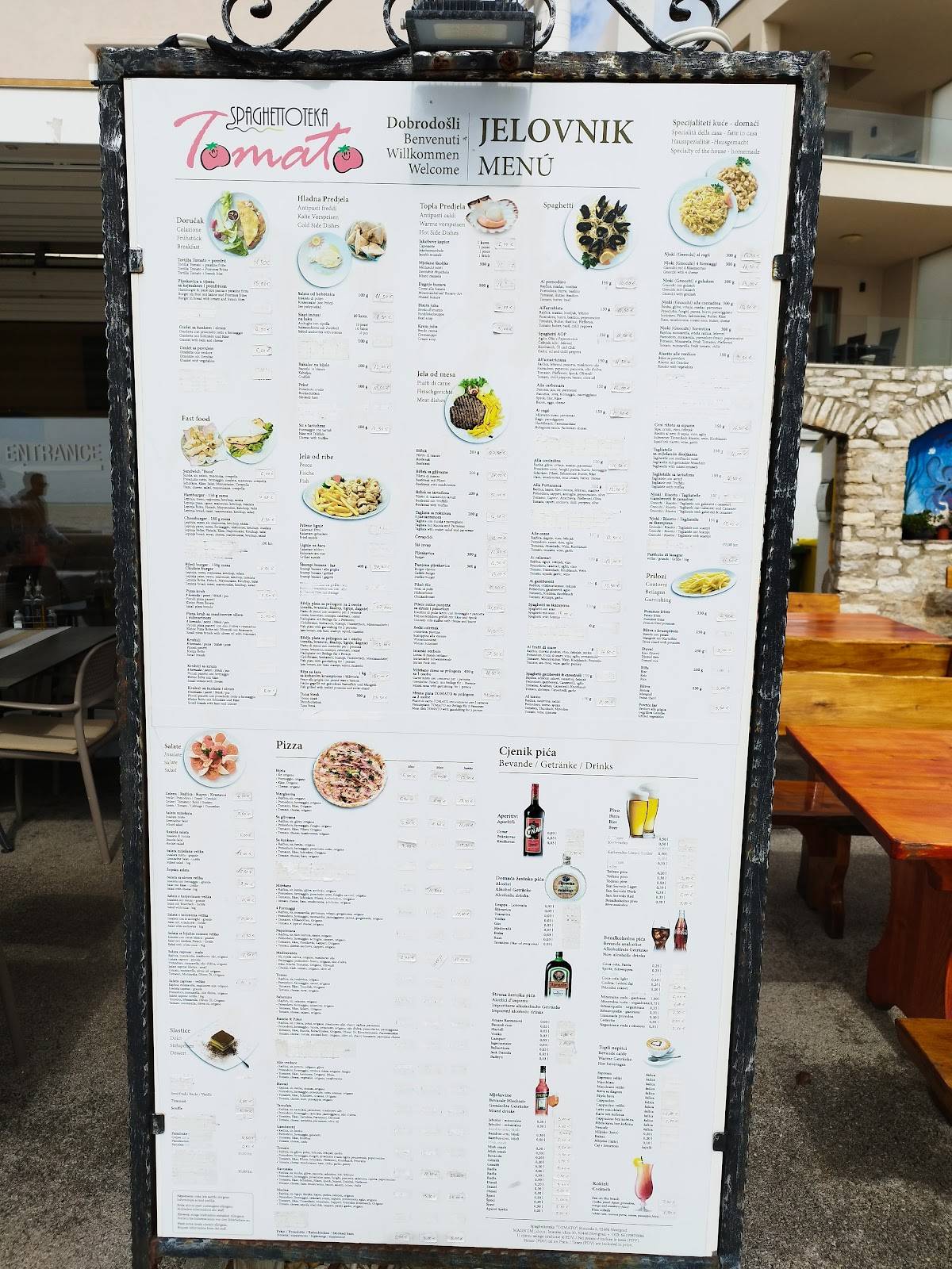 Menu de Restoran Tomato