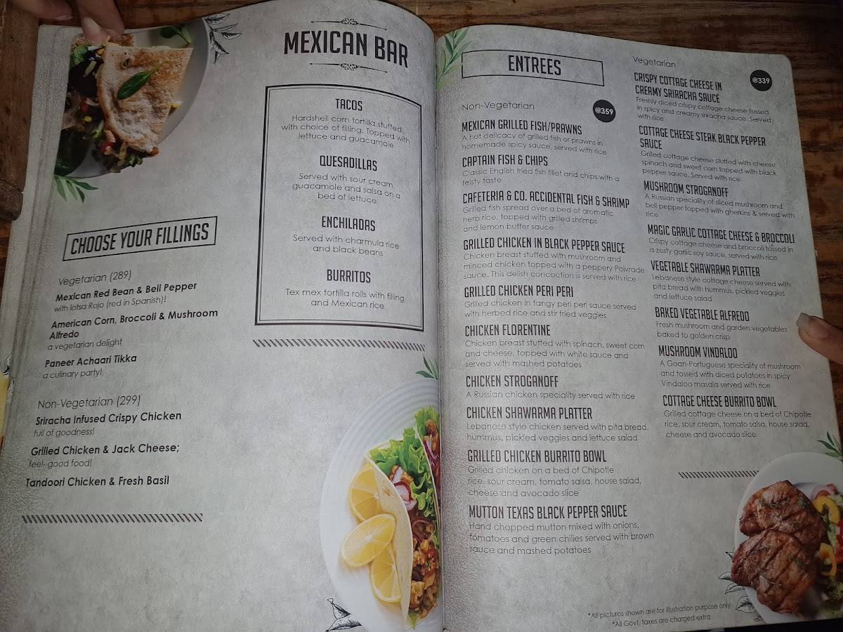 Ricos, Kamla Nagar menu