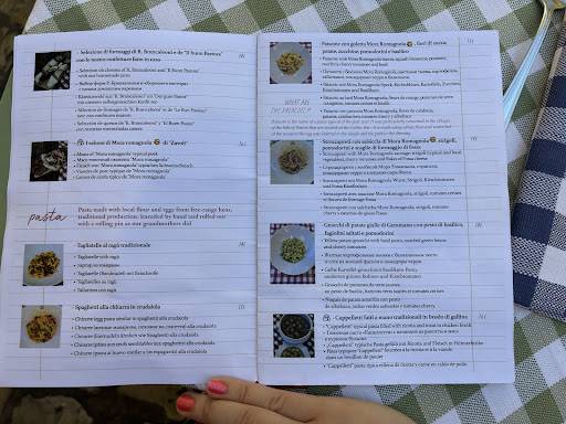 Menu di Osteria de Borg 