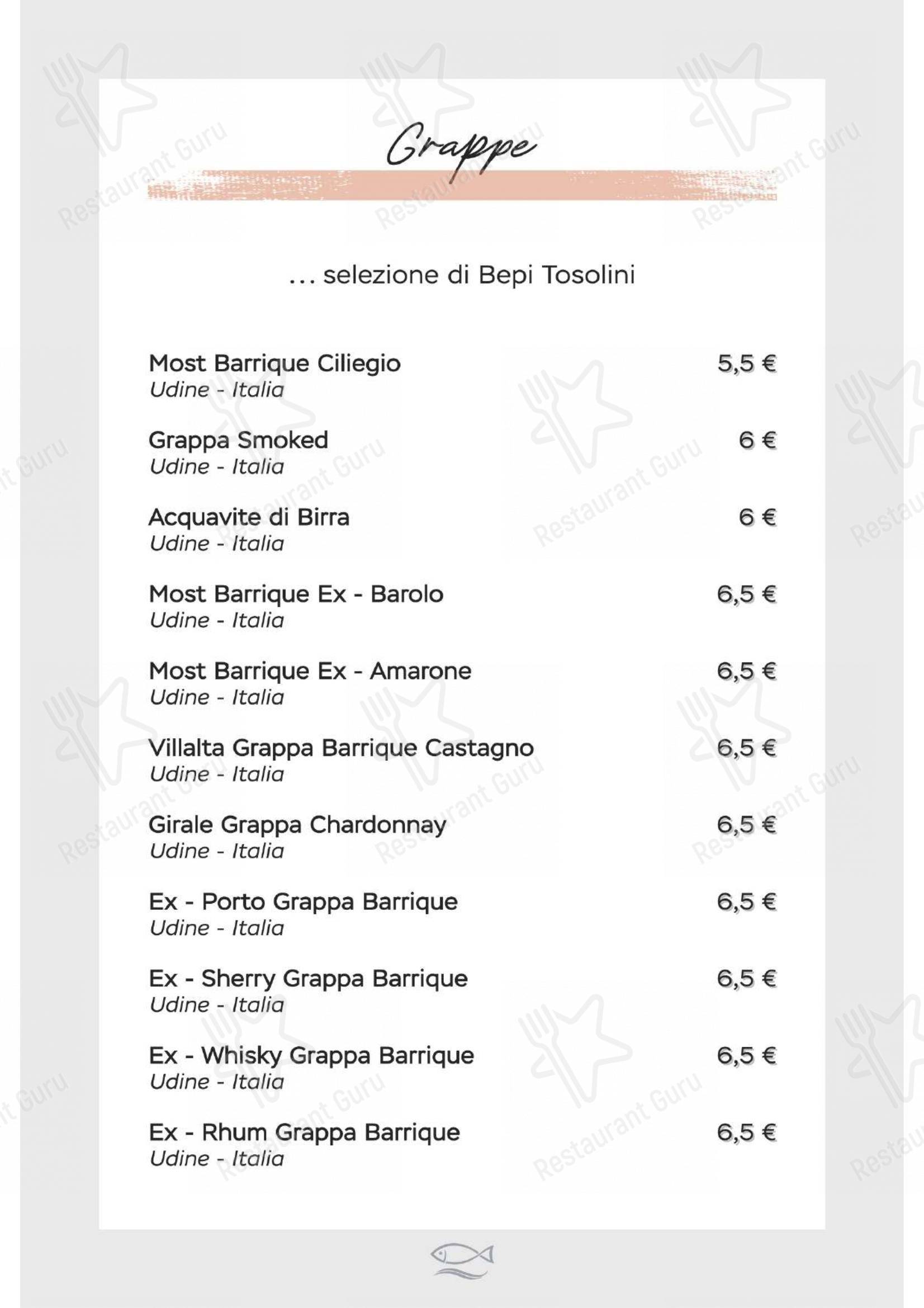 Menu di Ristorante Al Moccolo - Menu