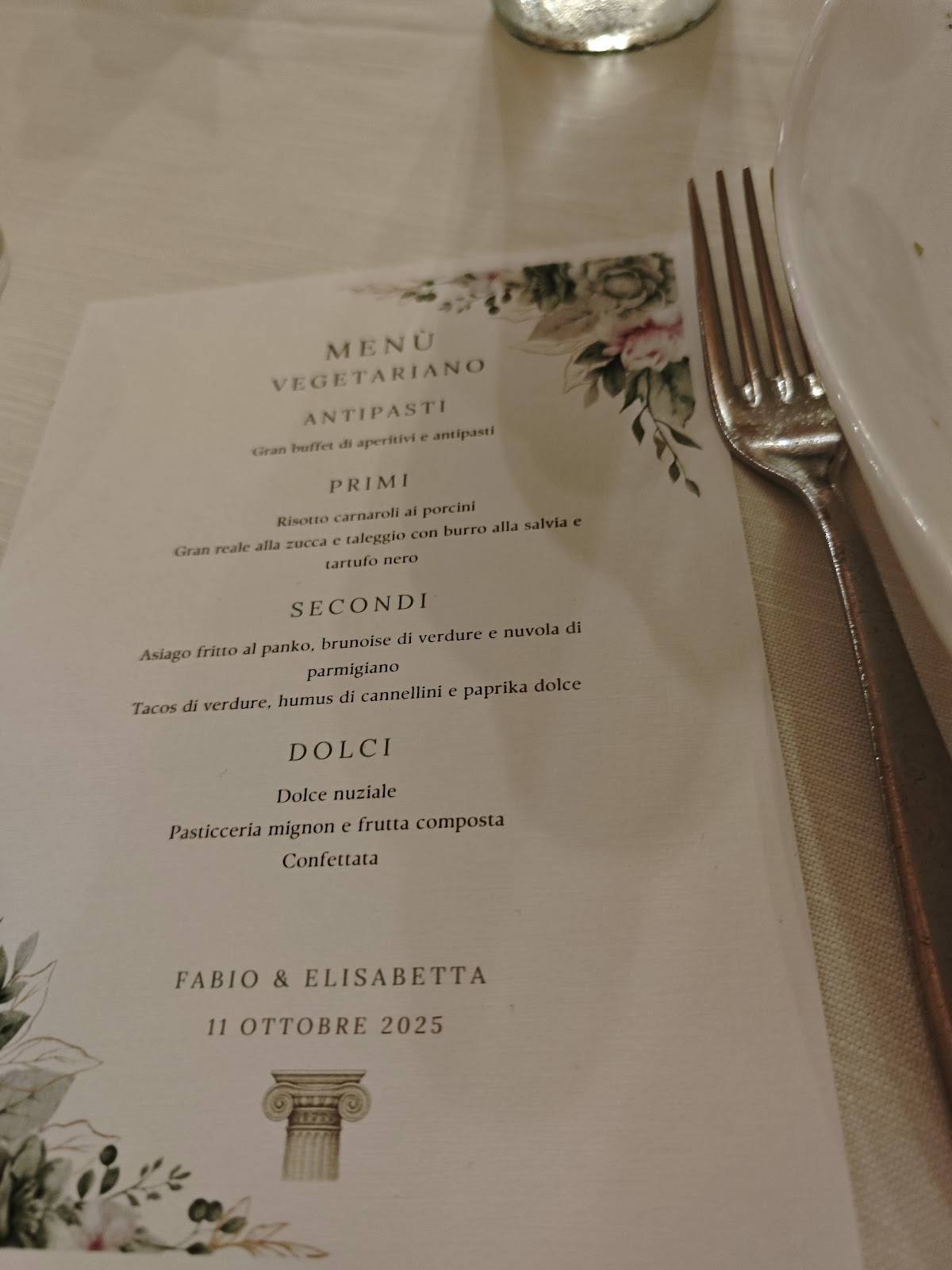 Menu di Ristorante Alla Vigna 