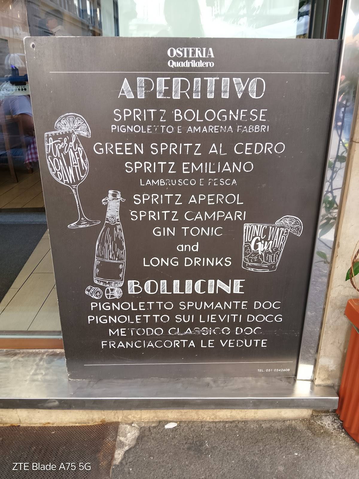 Menu di Ristorante Cocchi 