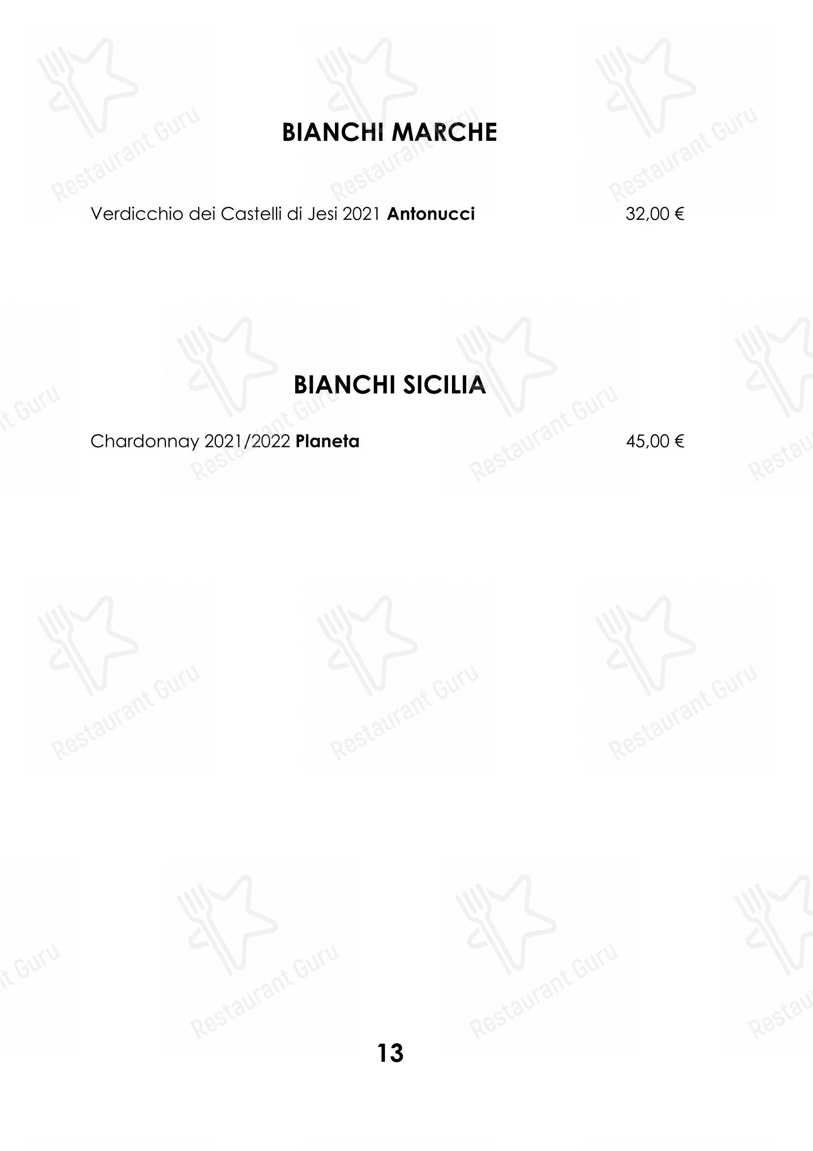 Ristorante Cocchi in Parma - Основное меню