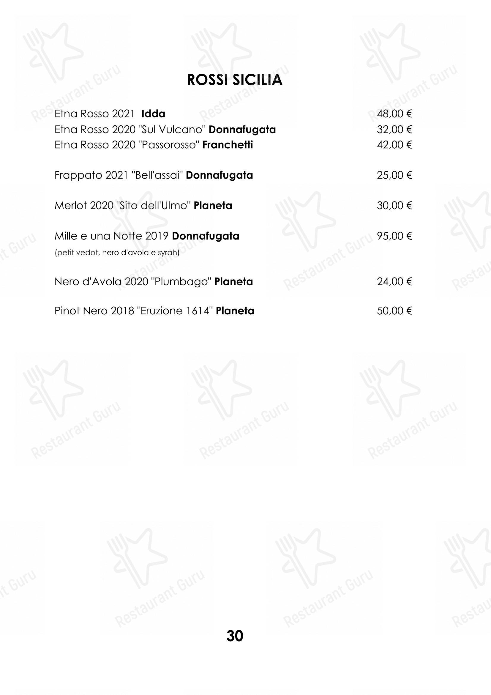 Ristorante Cocchi in Parma - Основное меню