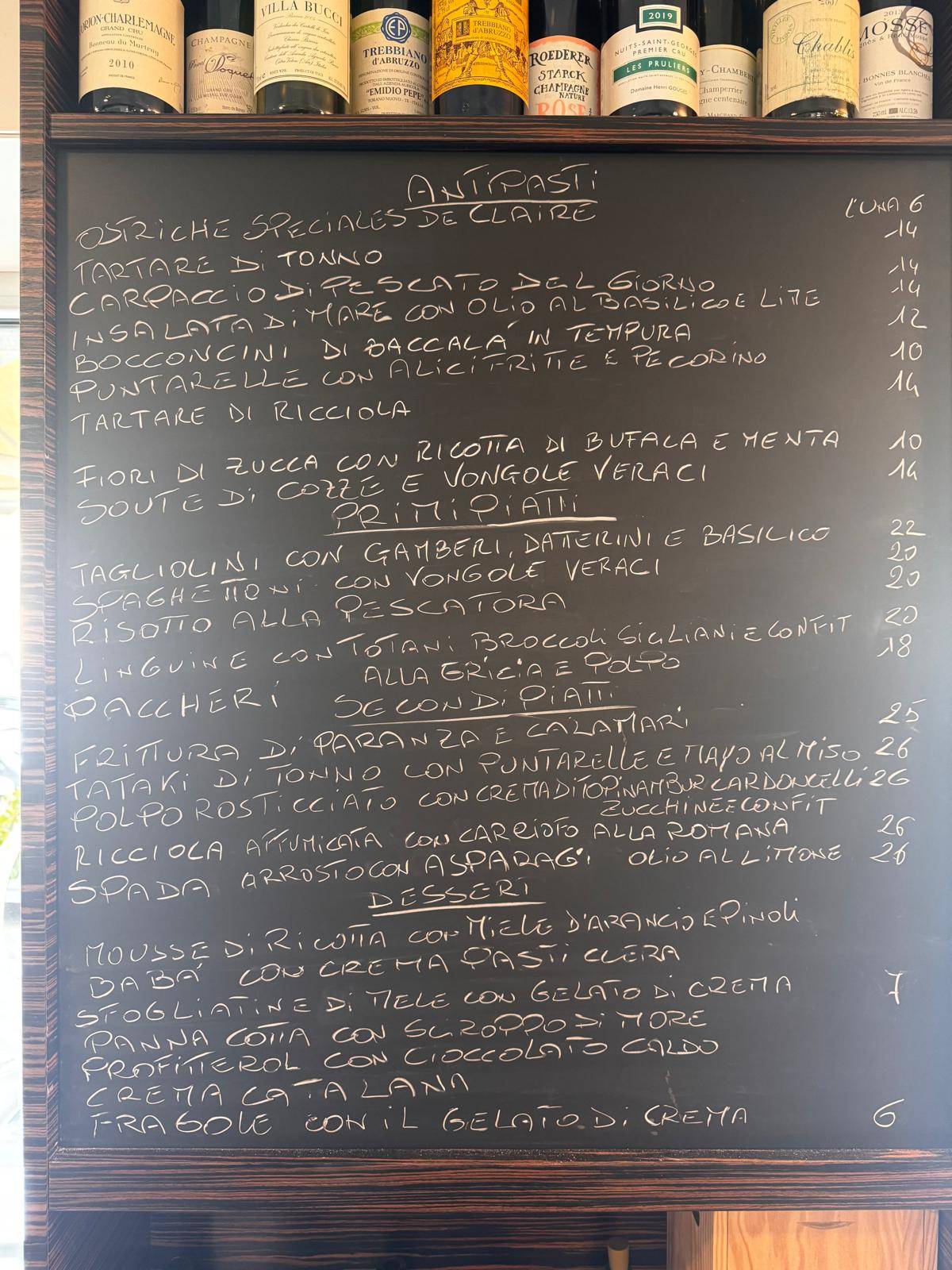 Menu di Ristorante Da Michele 