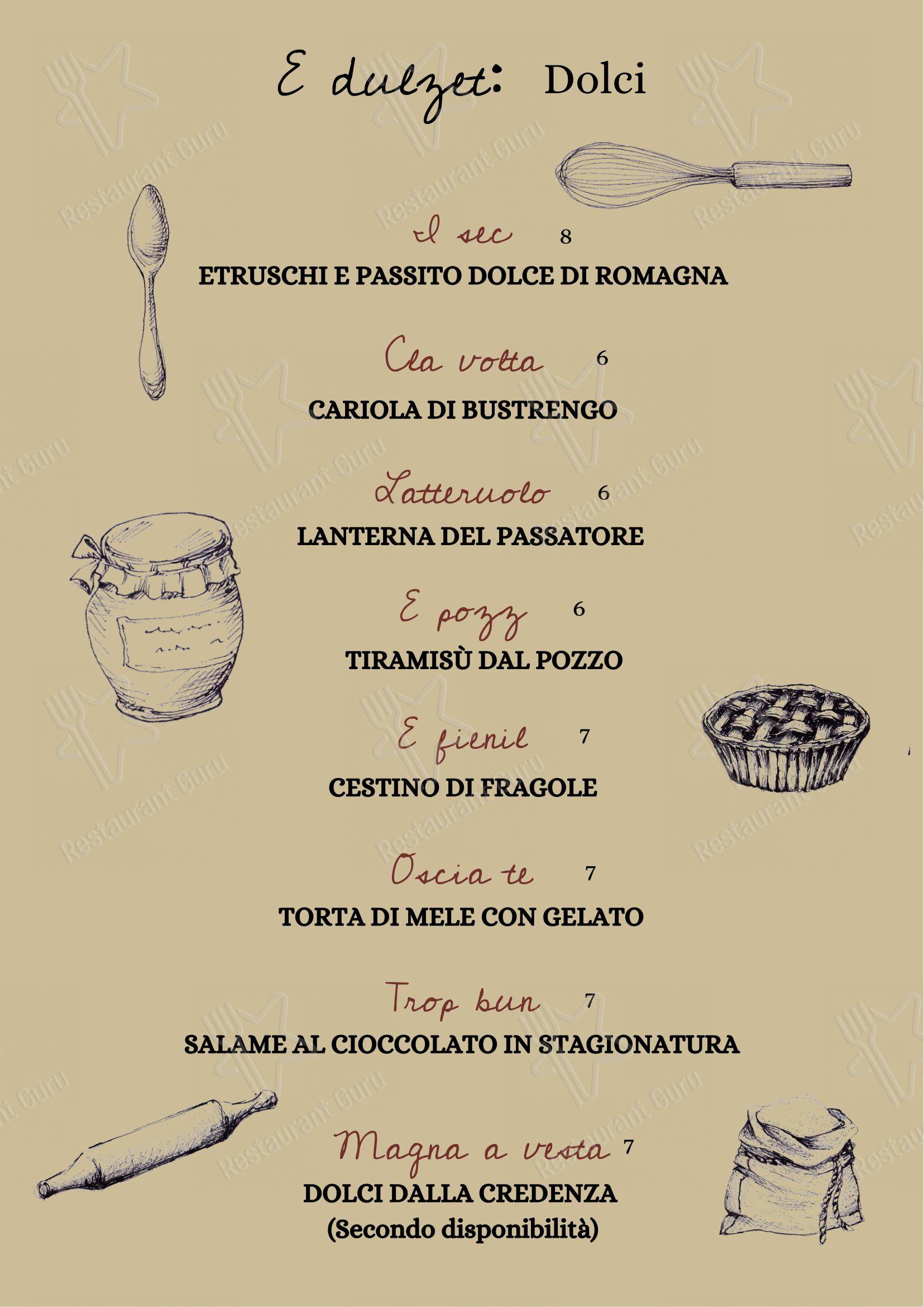 Menu per Ristorante Da Rinaldi ristorante