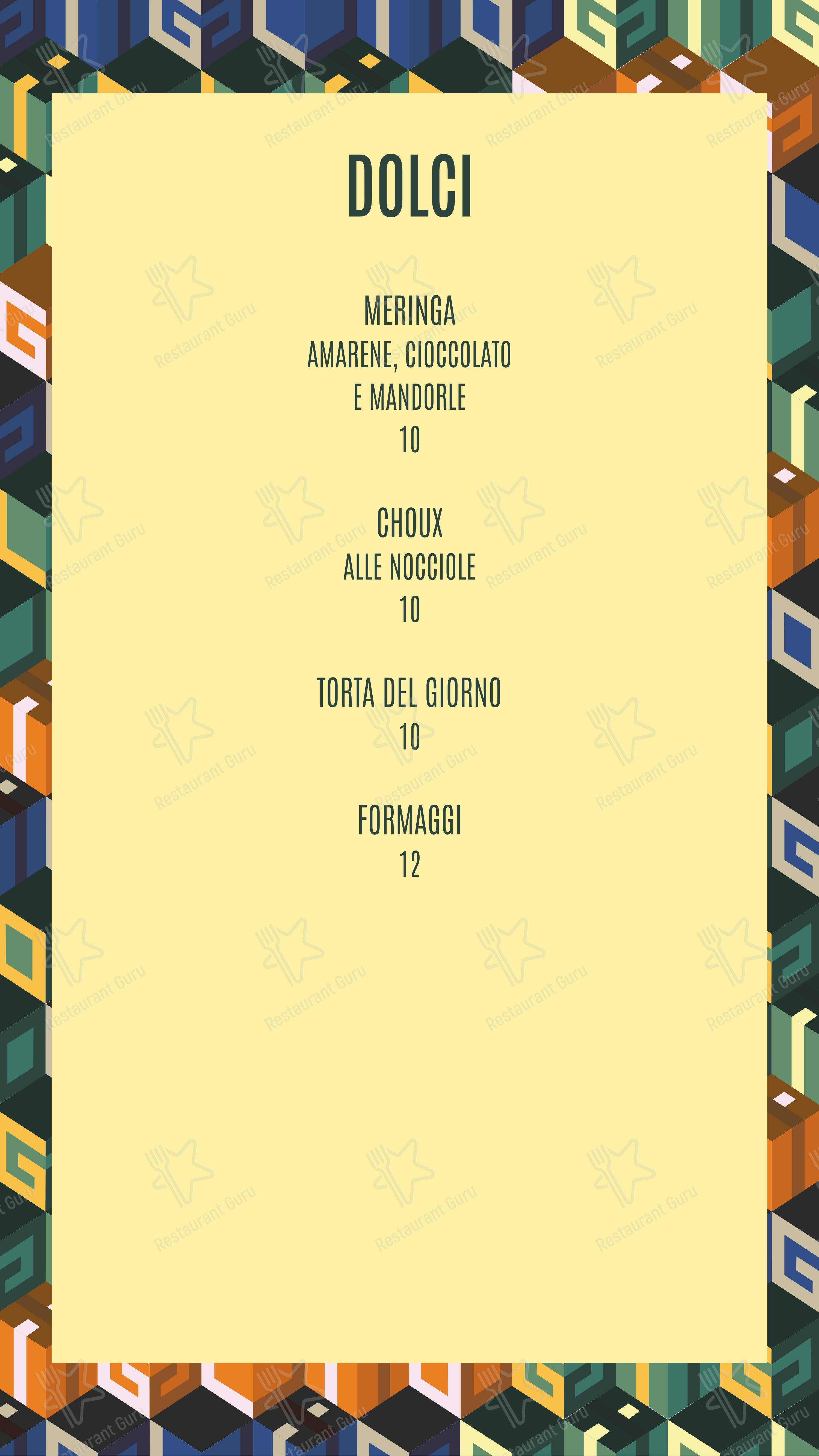 Menu di Ristorante Giglio - Menu