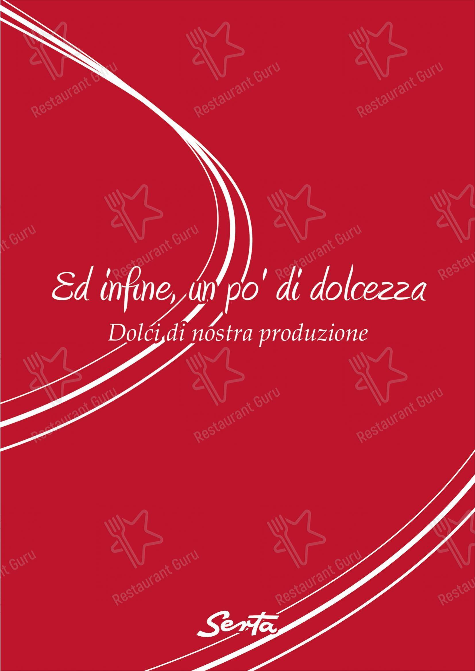 Menu bar per Ristorante Grotto Serta ristorante