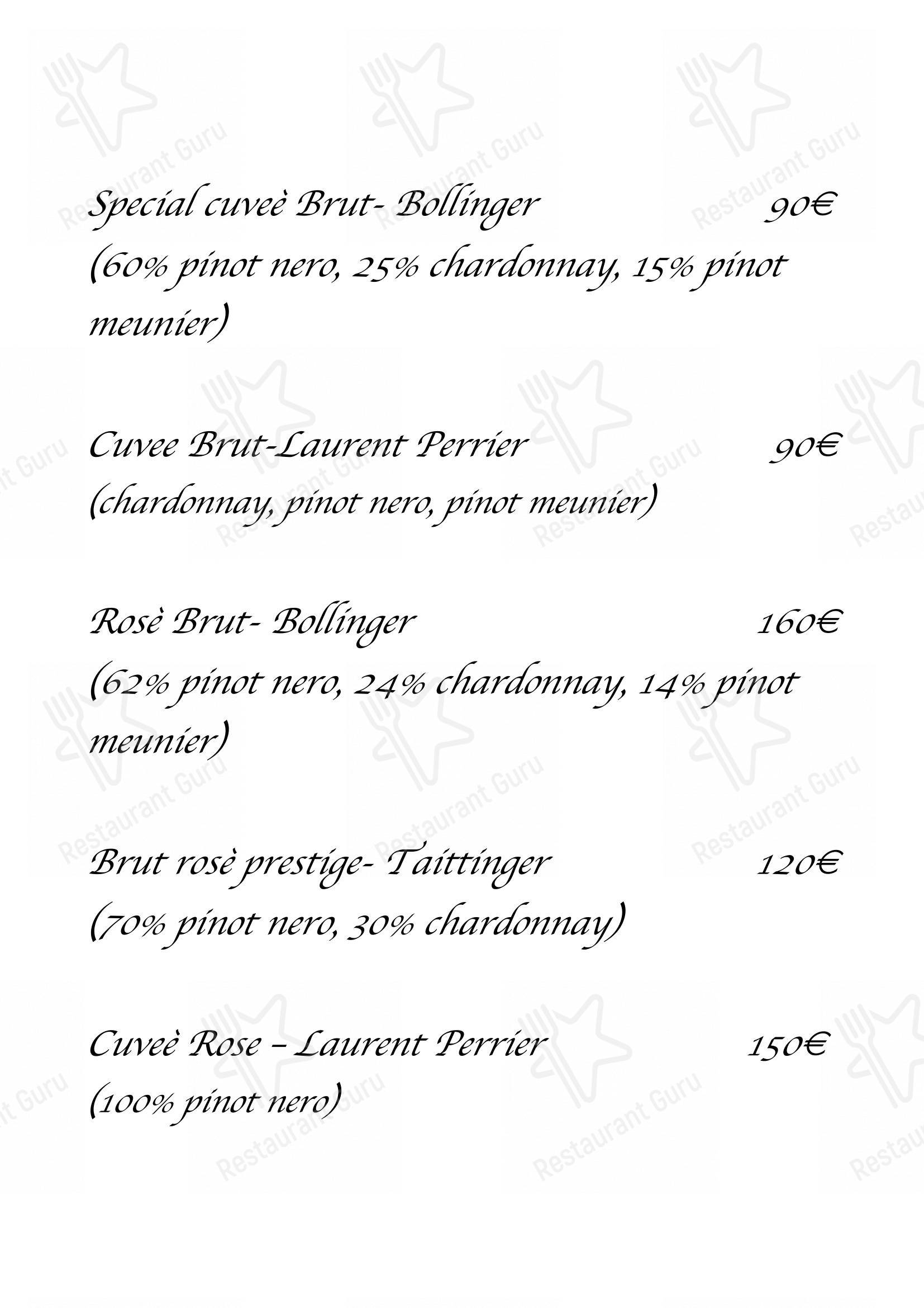 Ristorante Il Sommelier in Trento - Menu