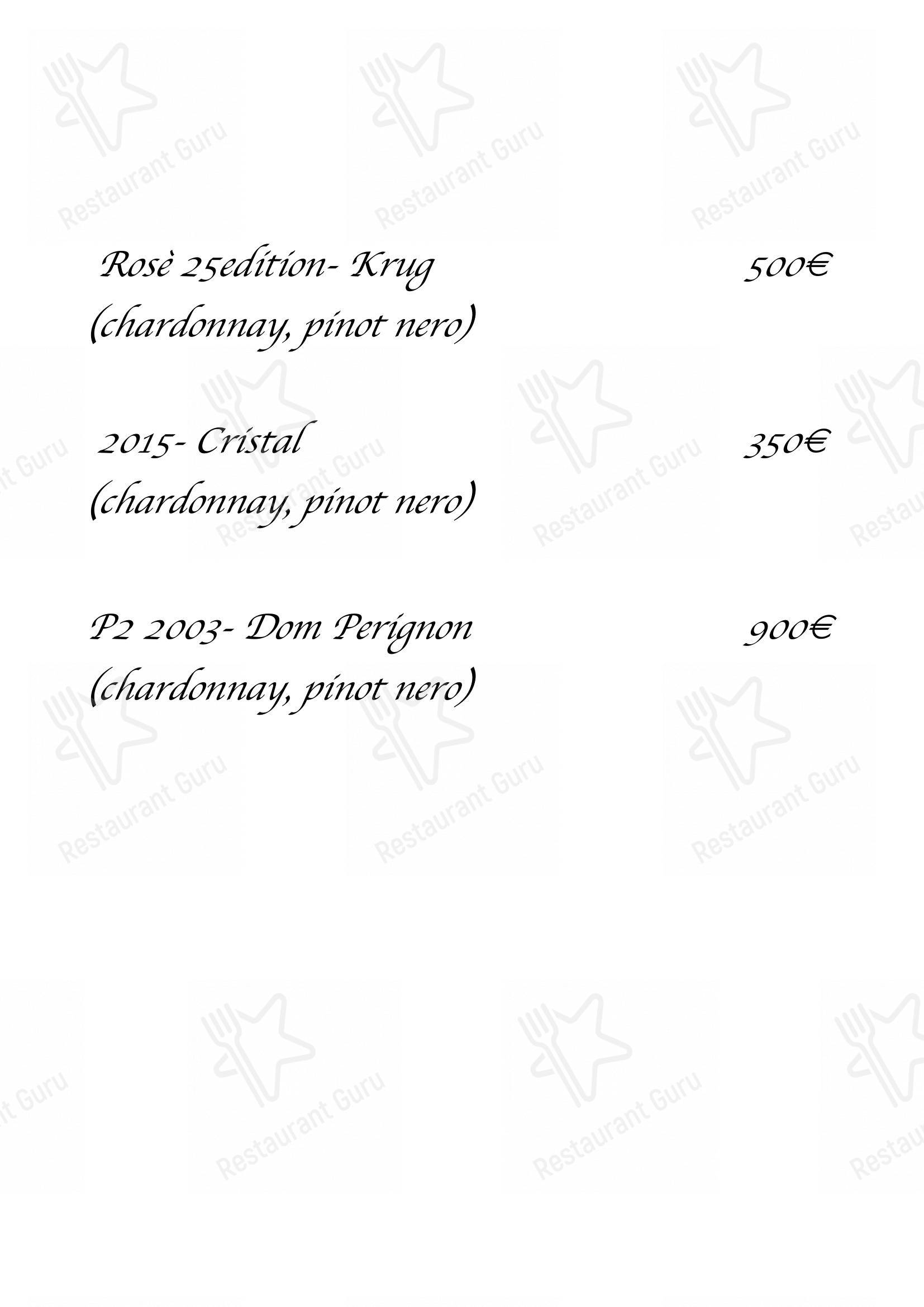 Menu per Ristorante Il Sommelier ristorante