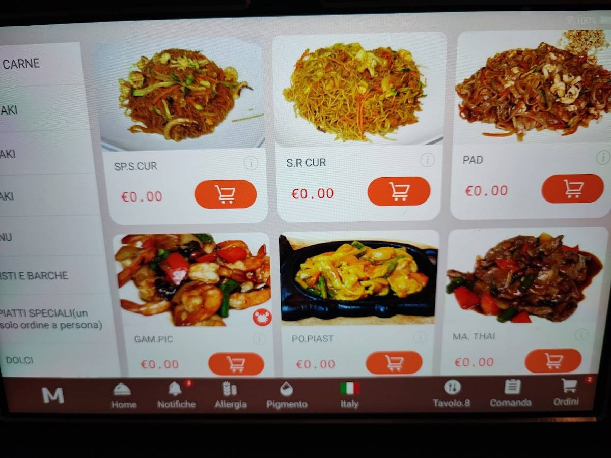 Menu di Ristorante Imperiale 