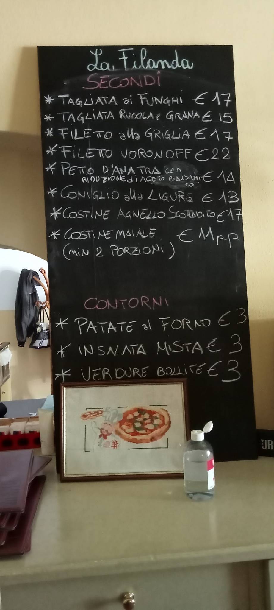 Menu di Ristorante "La Filanda" 
