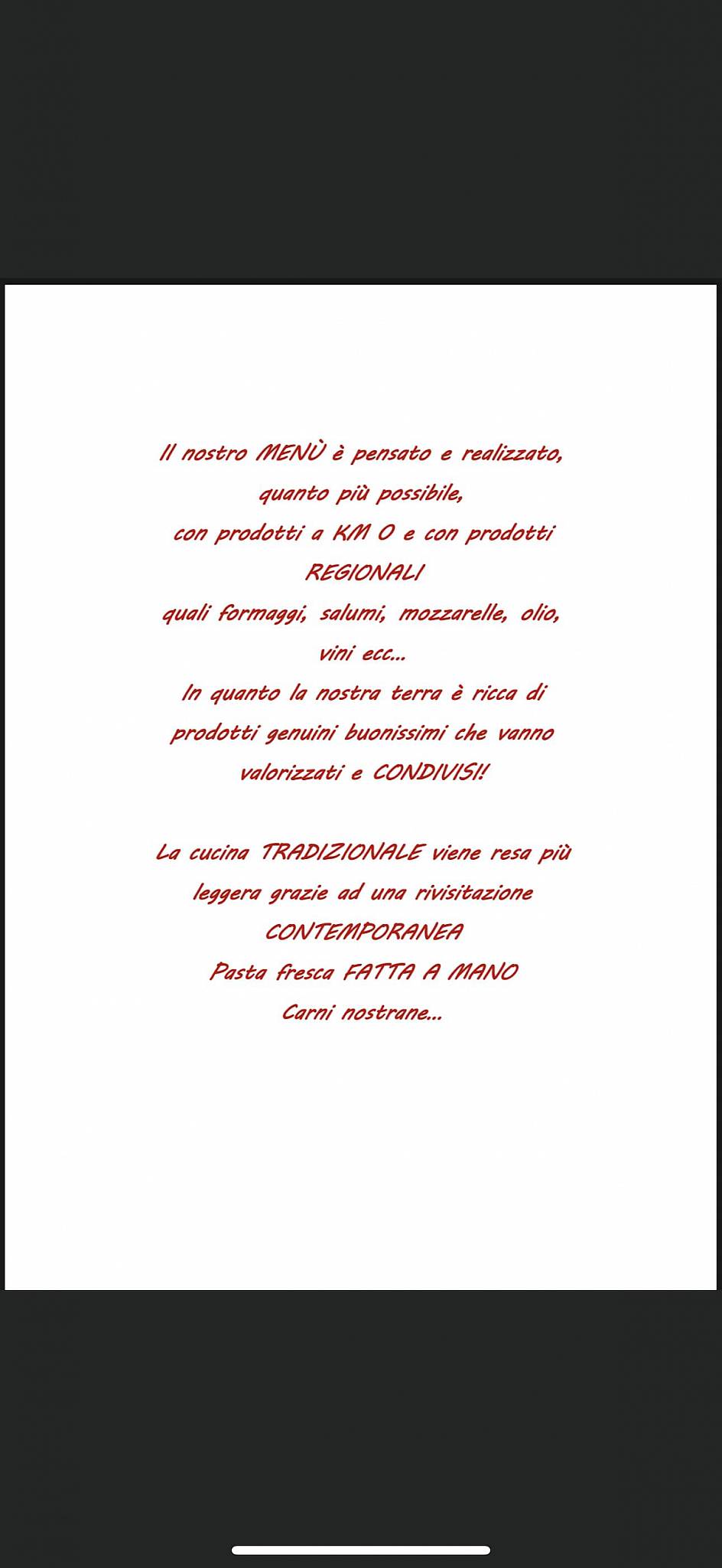 Menu di Ristorante Le Clochard 
