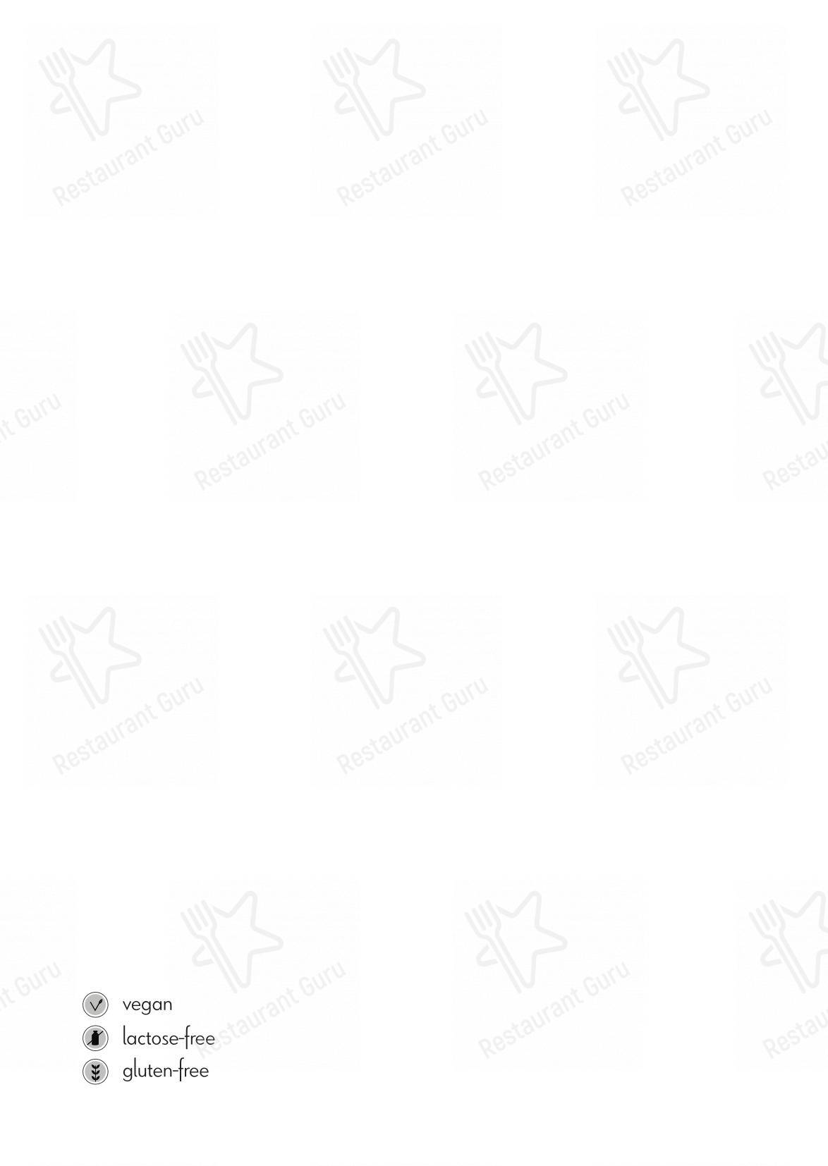 Menu per Ristorante Matura in Monza