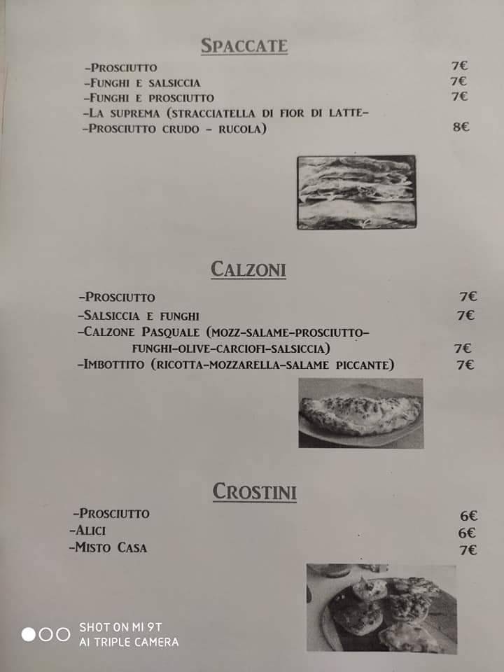 Menu di Ristorante Pizzeria Cuor di Bufala 