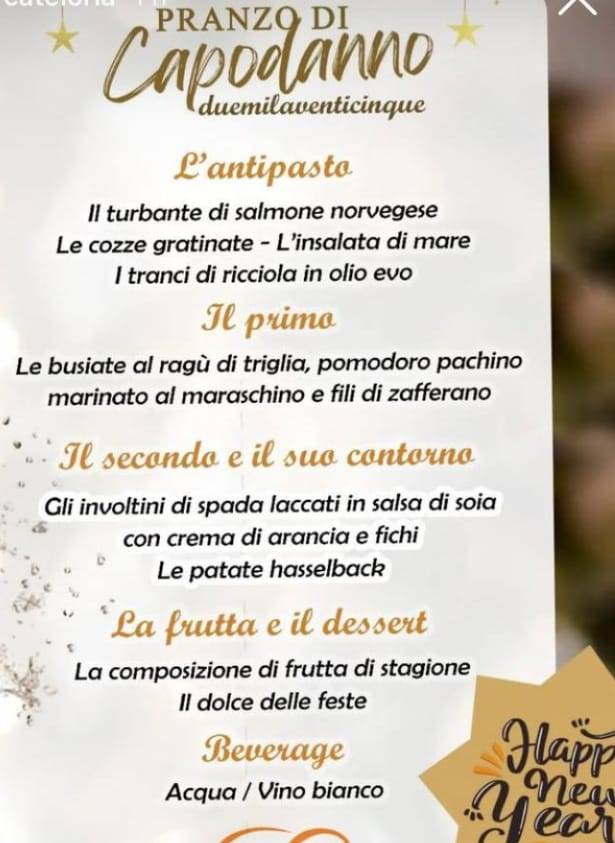 Menu di Ristorante Pizzeria Grotta Perciata 