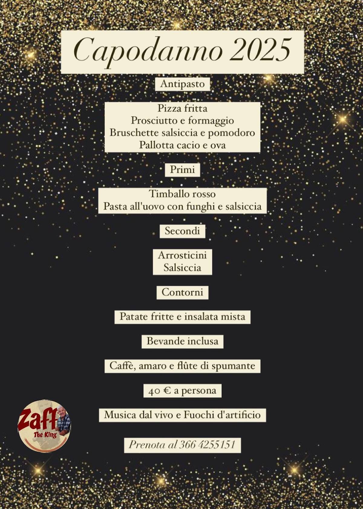 Menu di Ristorante "da Zaff" 