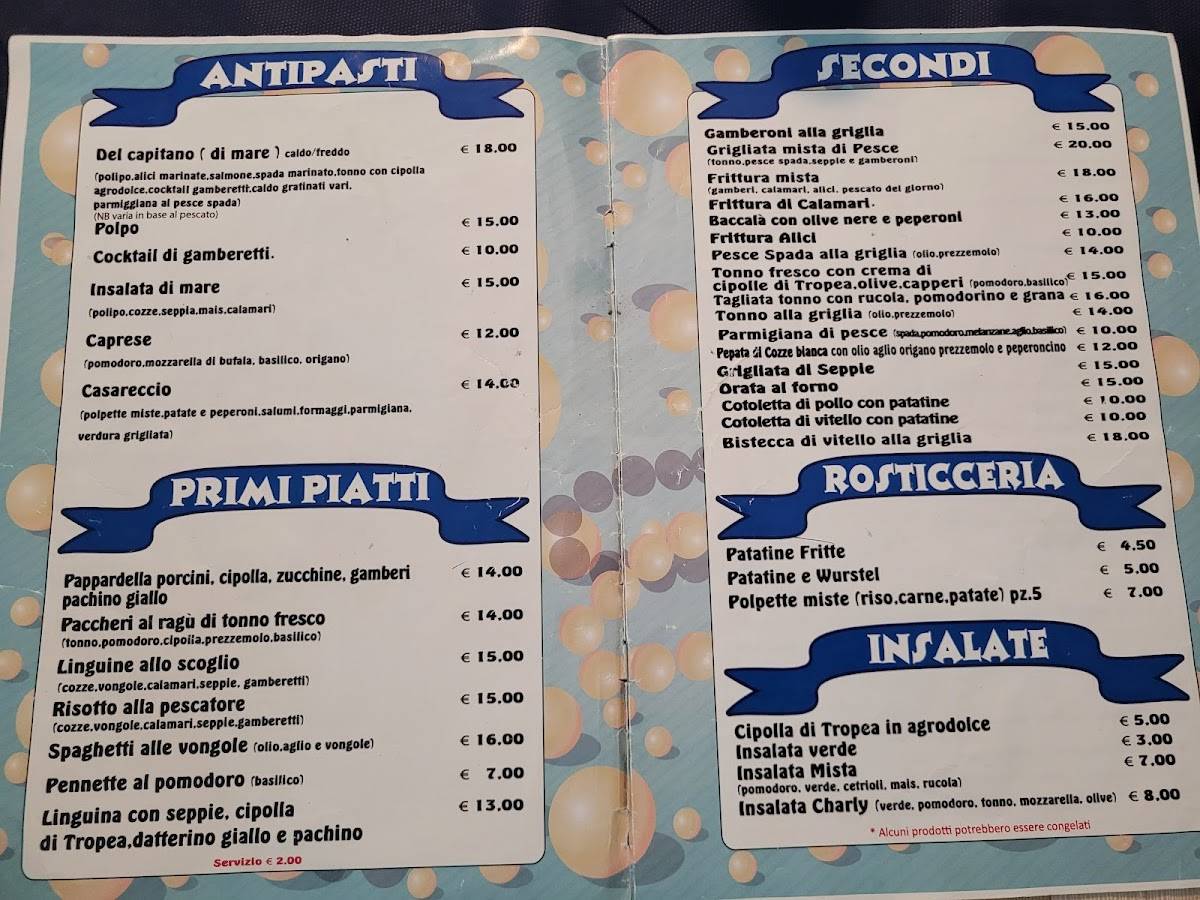 Menu di Charly 