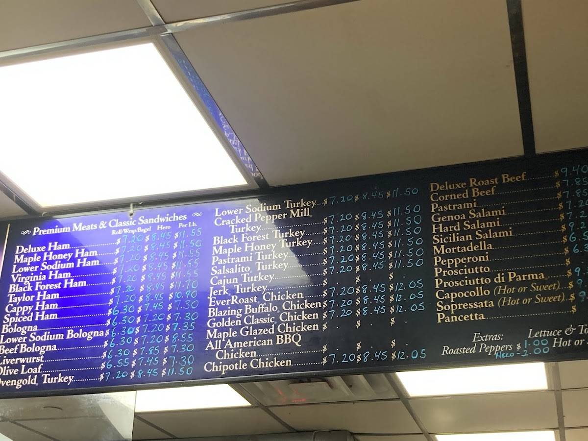 Menu at Rockland Bakery, Nanuet