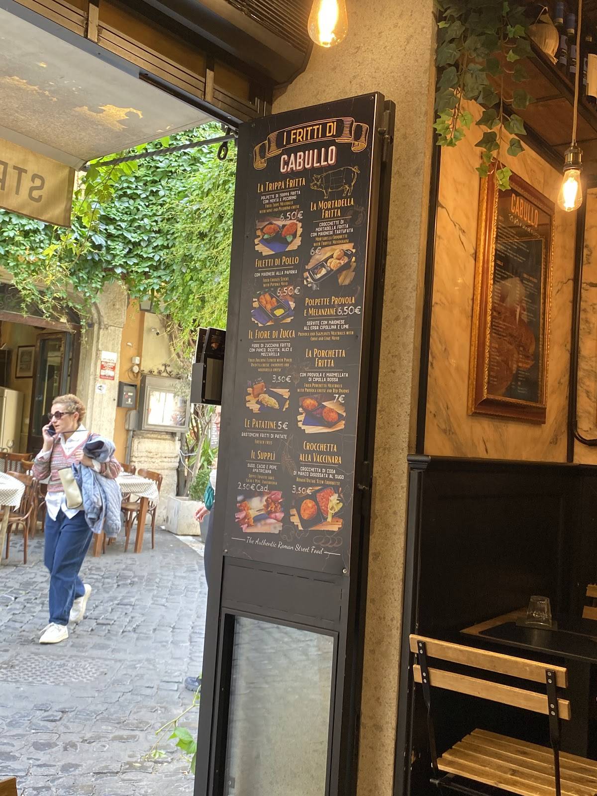 Menu di Cabullo 