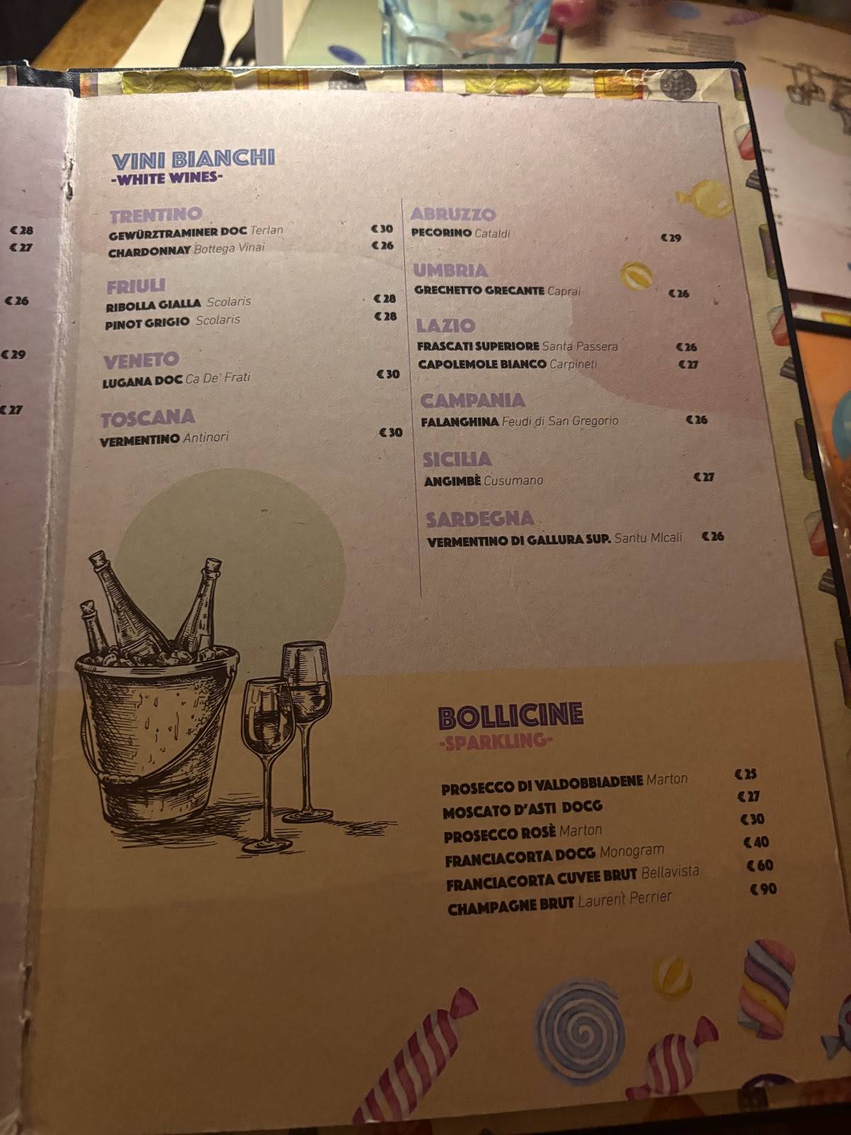Menu di Caramella 