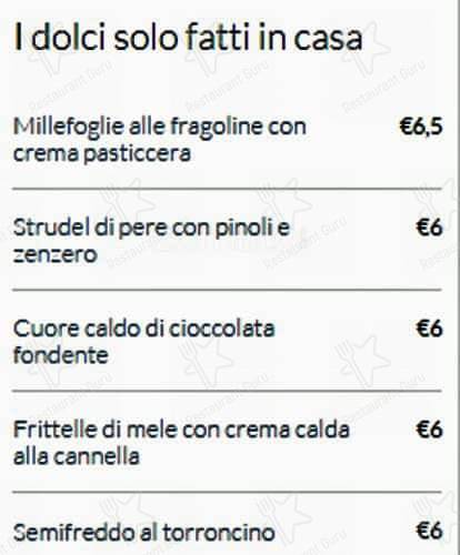 Menu de Il Focolare